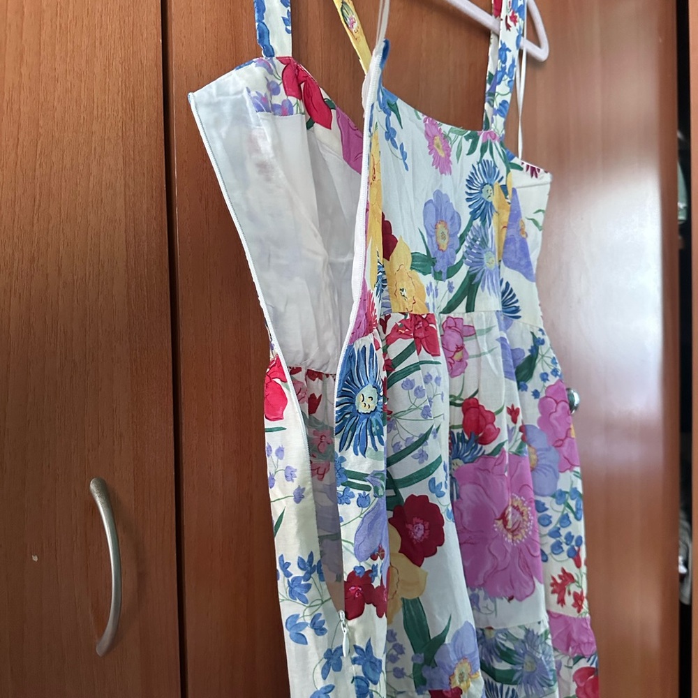 Zara Midi Floral dress size M - Picture 7 of 7